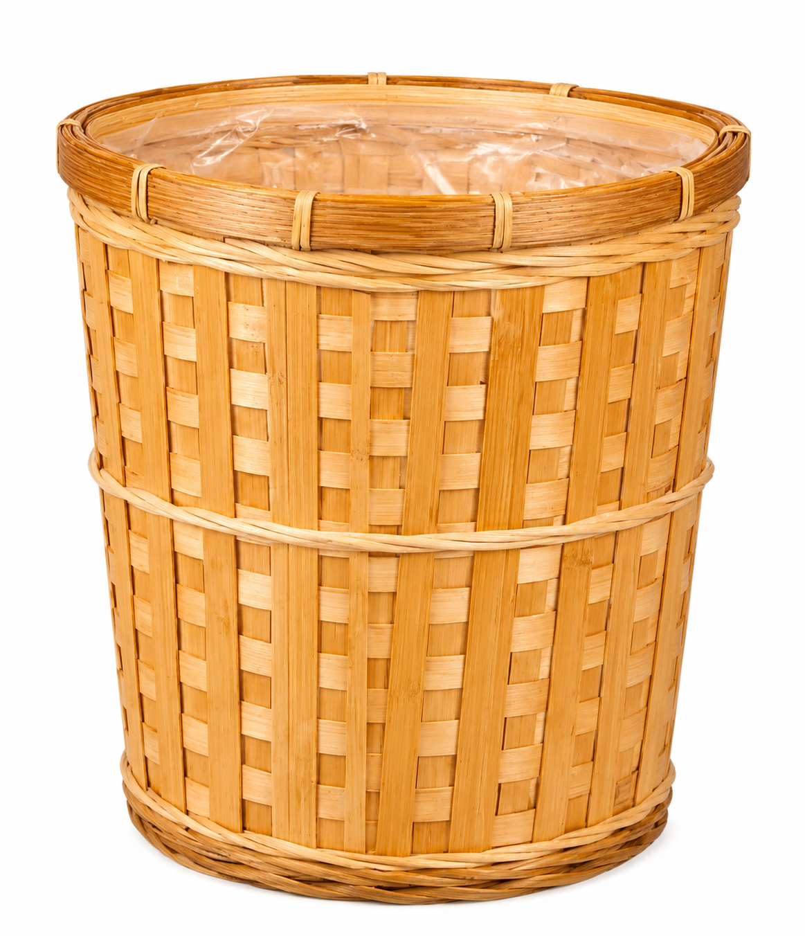 HARD WICKER POT COVER - 14" - Natural