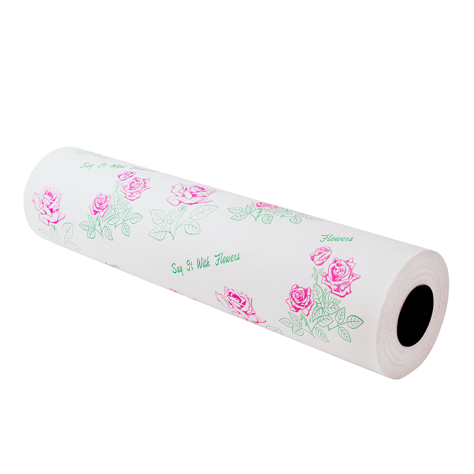 ROSE SAY IT WITH FLOWERS PAPER - 30" - White/Pink