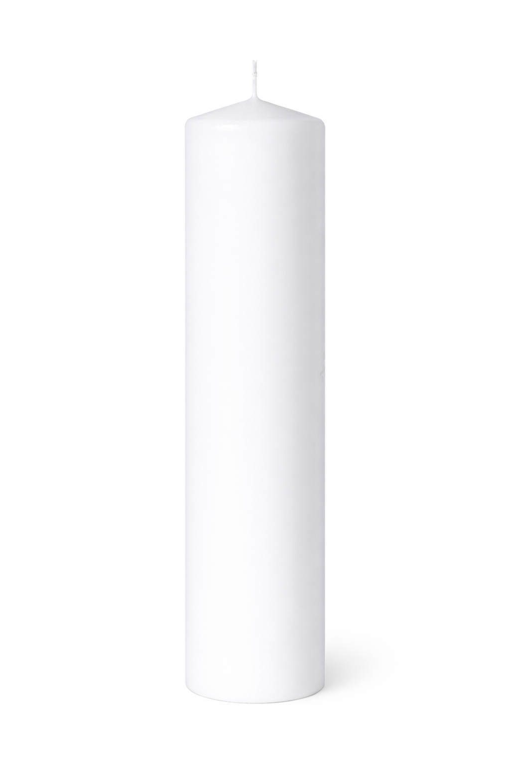 PILLAR CANDLE - 3" × 12" - White - 12-Piece per Pack