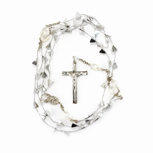 50 BEAD SMALL CRUCIFIX ROSARY | 1-Piece Per Pack