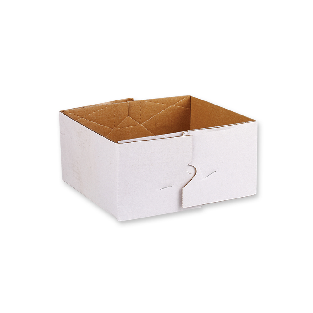 WAXED DELIVERY BOX - 6" × 6" × 3"