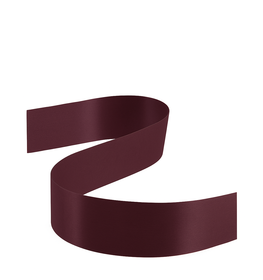 DOUBLE FACED SATIN RIBBON | 50-Yards Per Roll - 1 1/2" - Wine