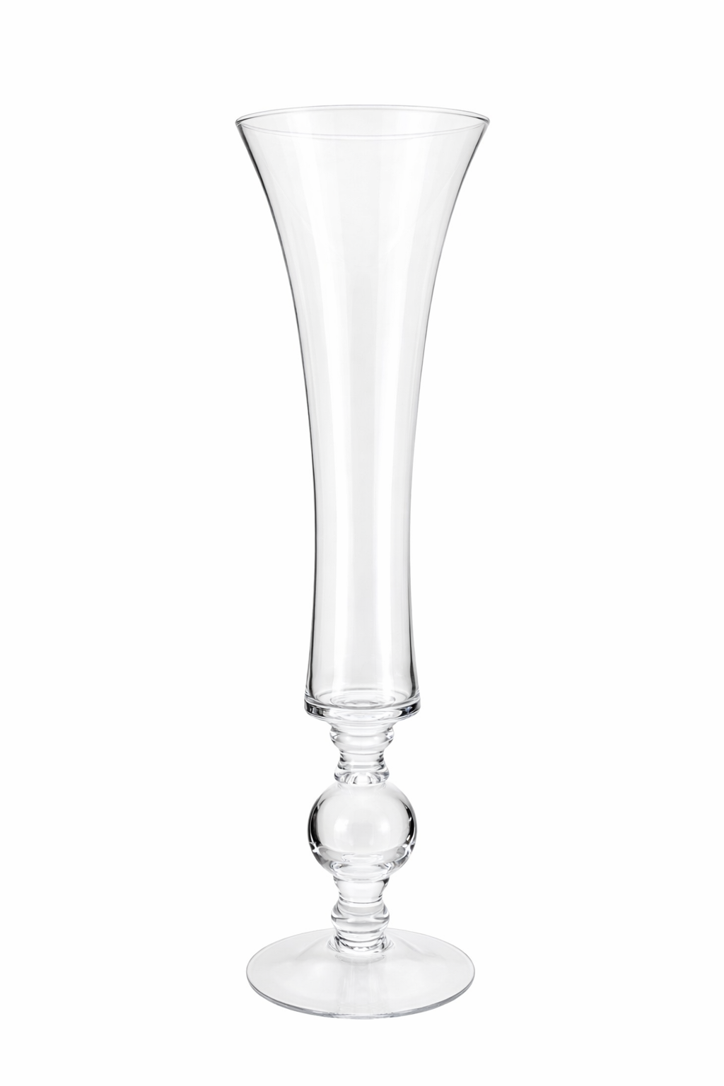 TRUMPET VASE SLIM PEDESTAL - 8" × 28"