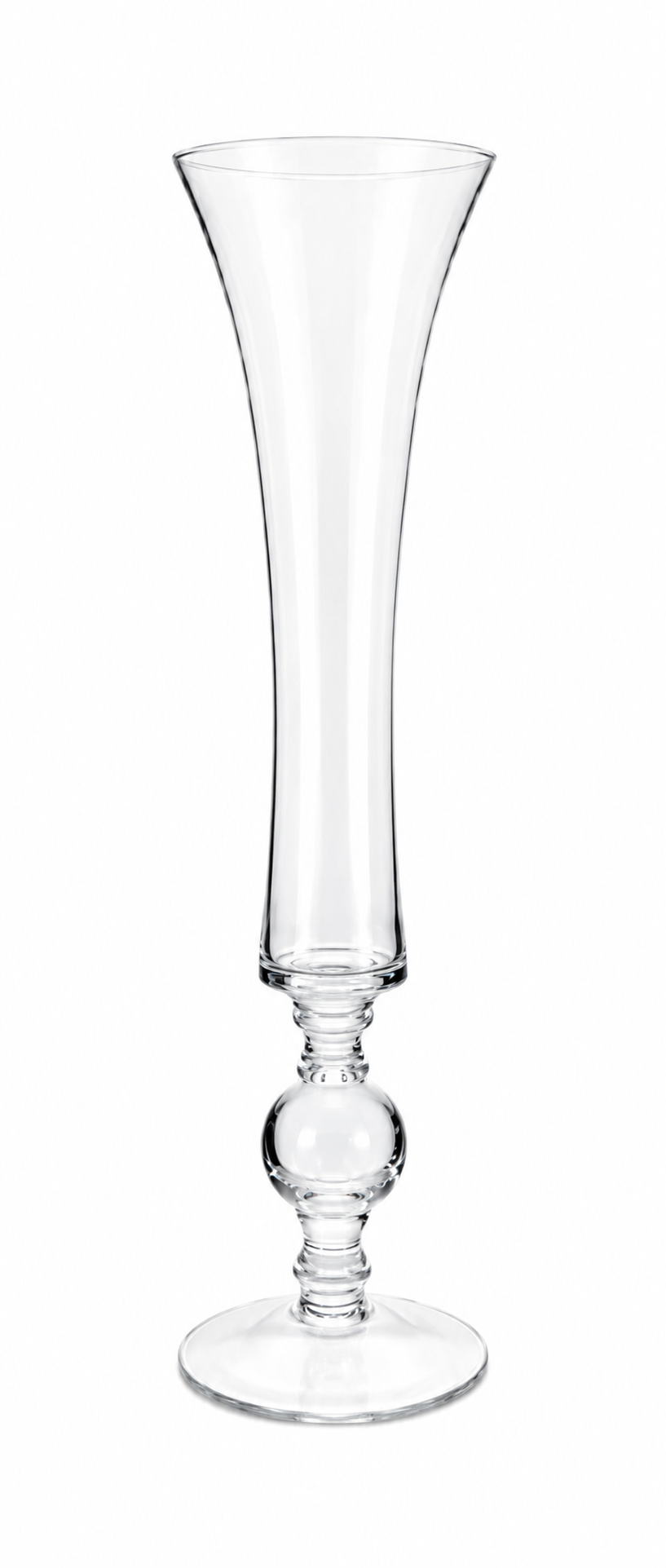 TRUMPET VASE SLIM PEDESTAL - 8" × 40"