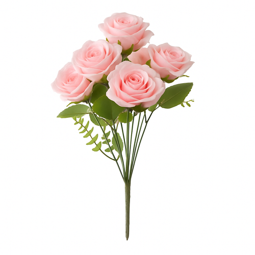 BUNCH ROSE BOUQUET - Blush
