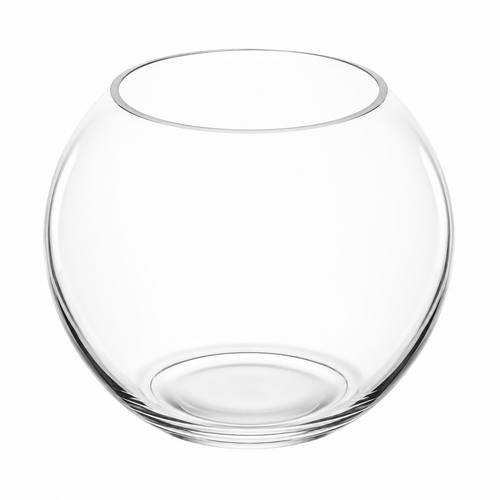 GLOBE VASE - 14" - Clear