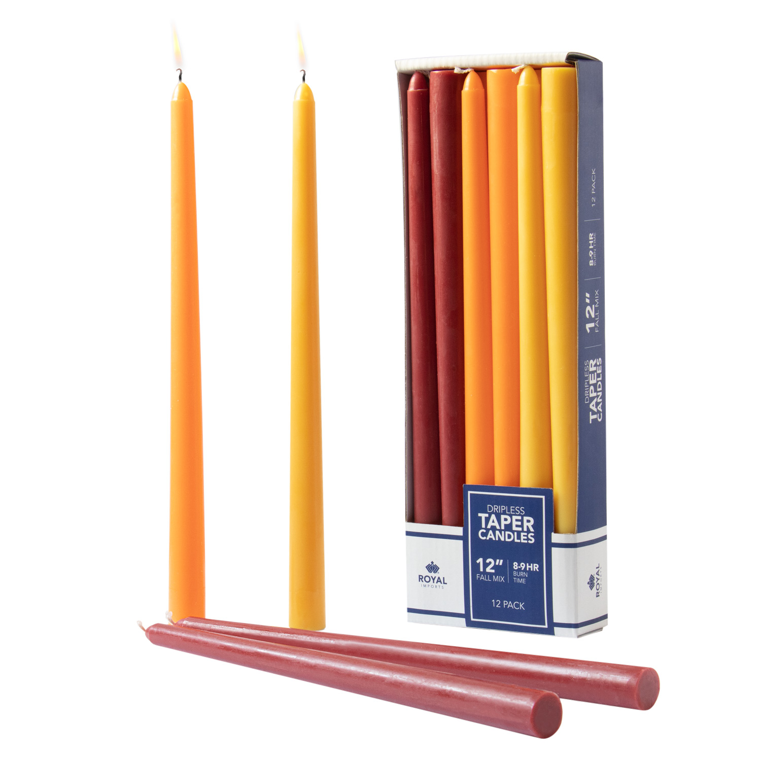 TAPER CANDLE - 0.8" × 12" - Fall Mix