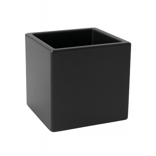 CERAMIC CUBE - 5" × 5" × 5" - Black