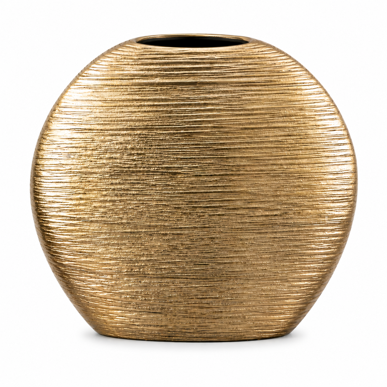 CERAMIC ROUND VASE