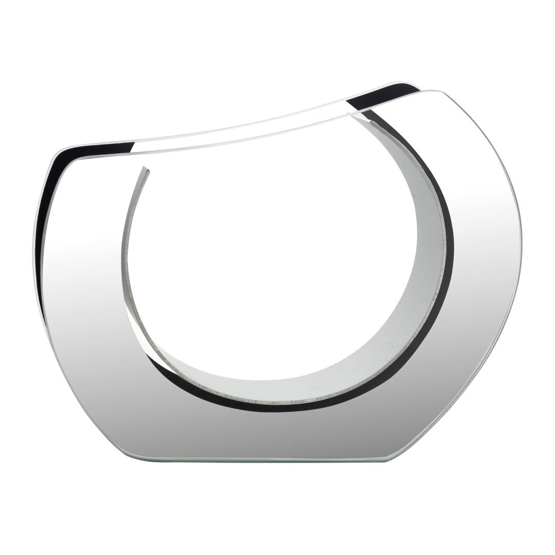 OMEGA MIRROR GLASS VASE - 12-Piece per Pack