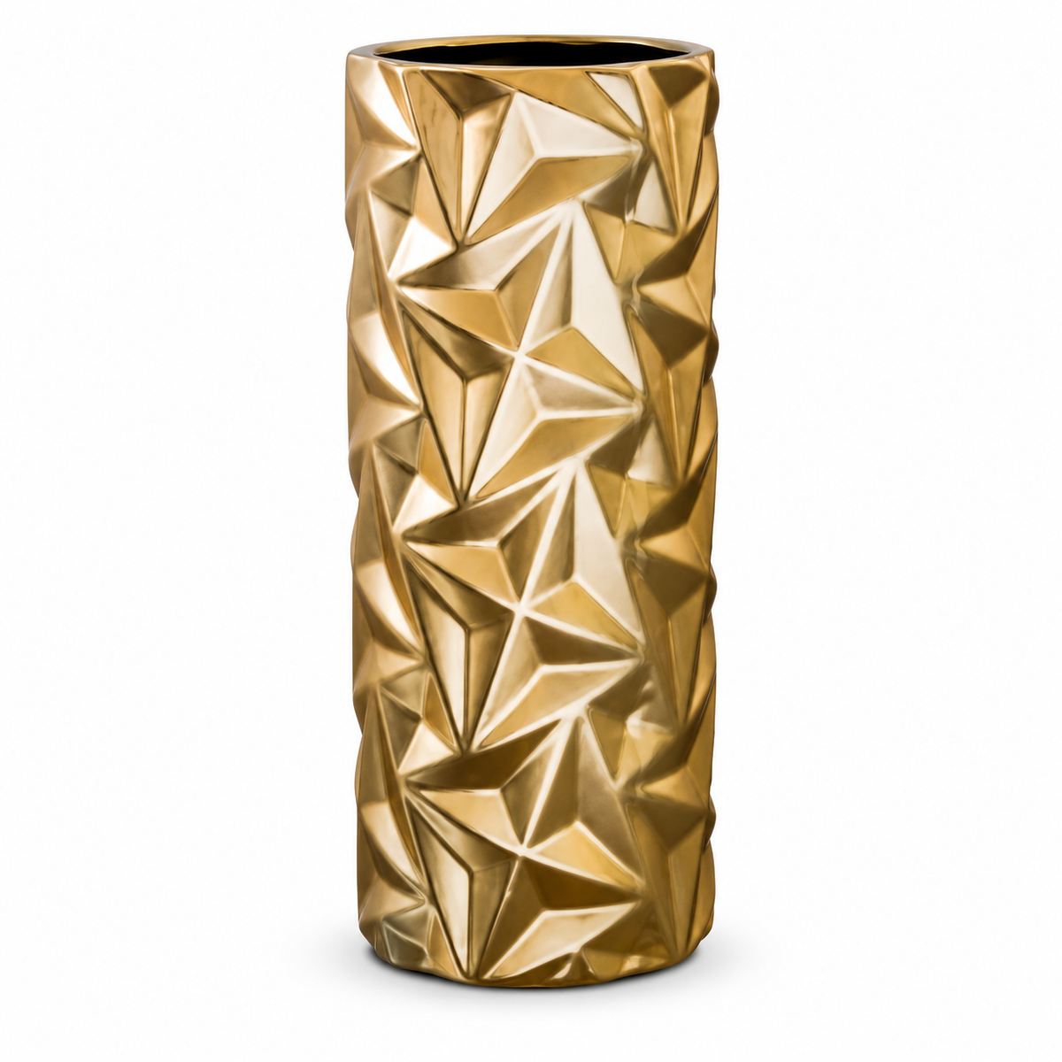 GOLD STAR CUT VASE