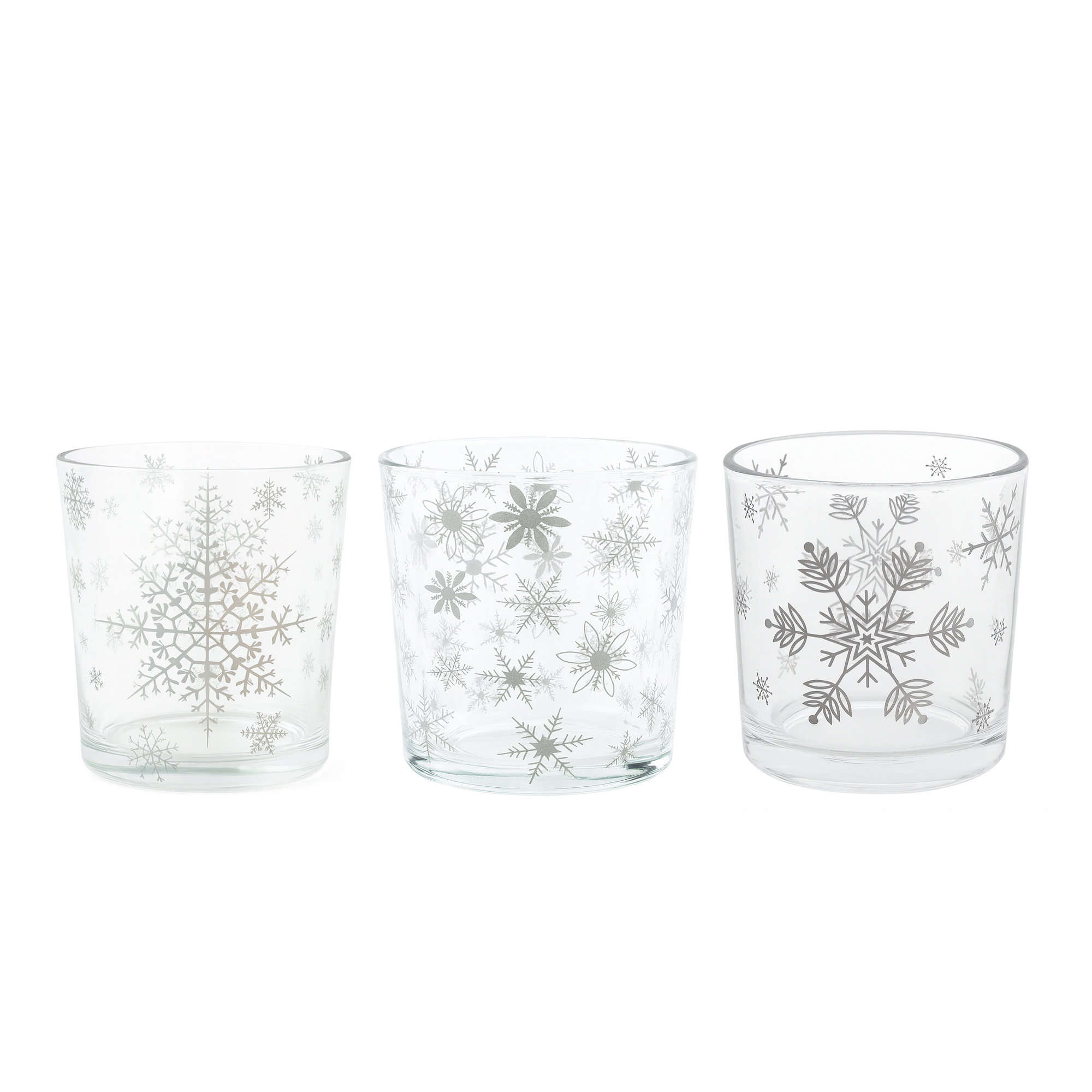 SNOWFLAKE VOTIVE GLASS