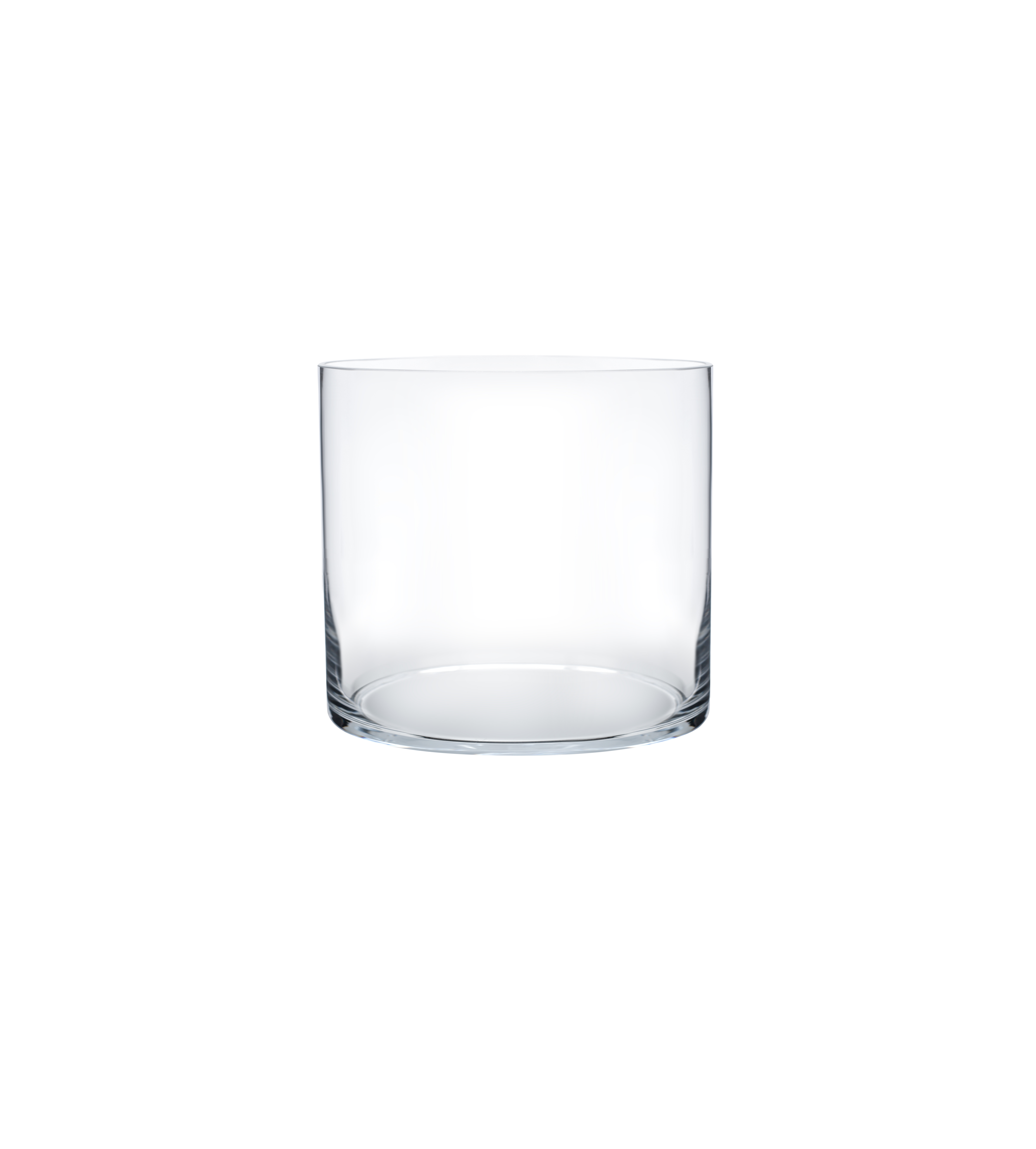 CYLINDER - 4" × 4" - Clear - 24-Piece per Pack