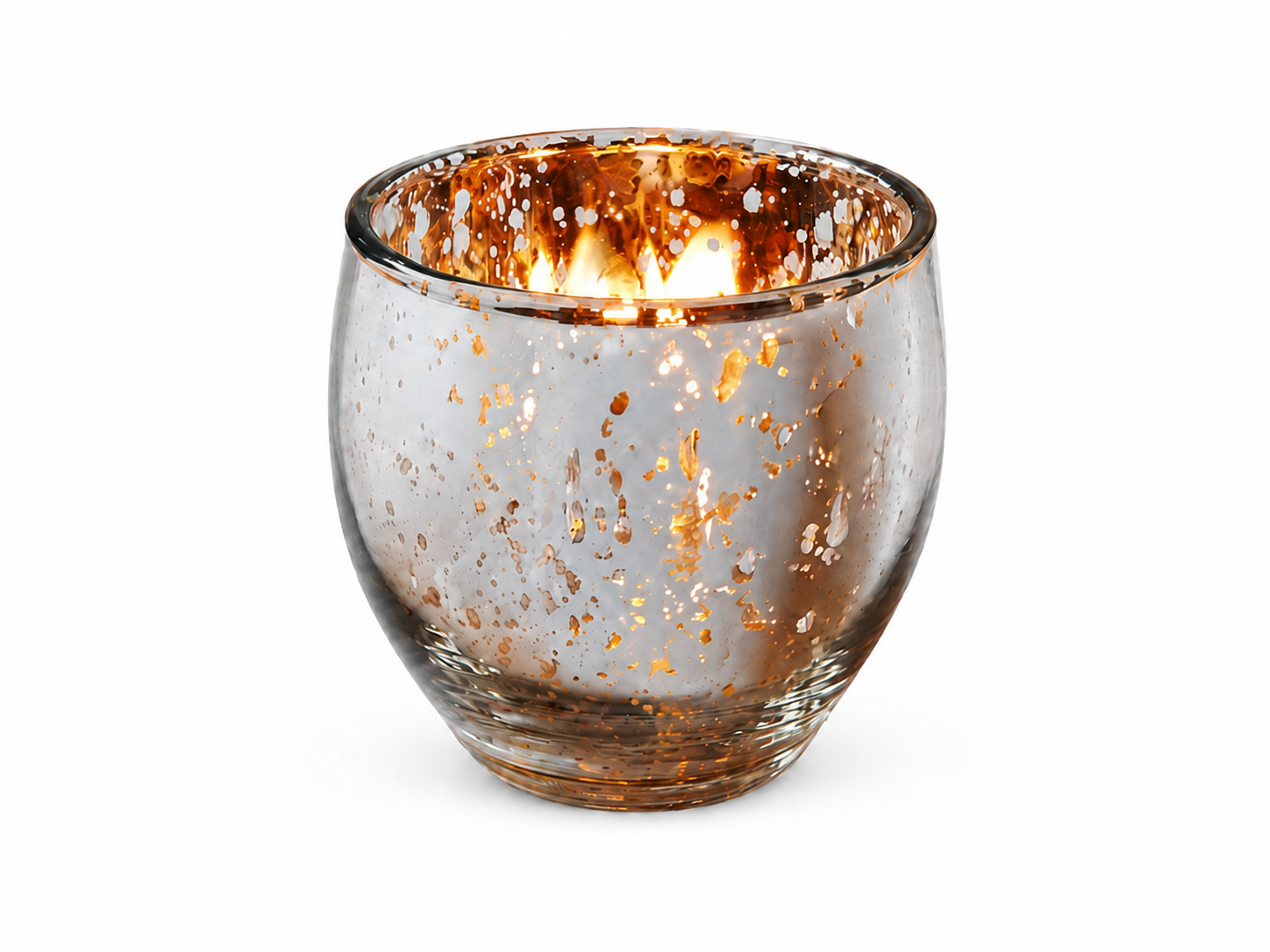 UNFILLED ROLY POLY VOTIVE GLASS
