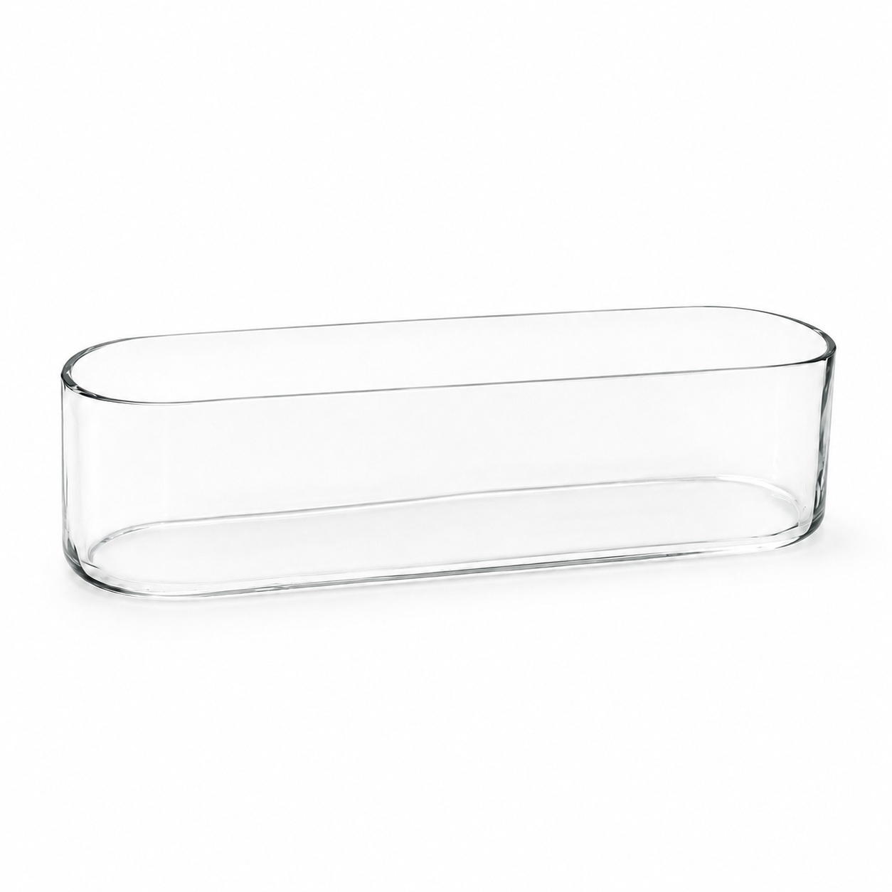 LINEAR OVAL VASE