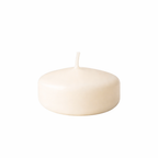 FLOATING CANDLE - 2" × 1" - Ivory - 72-Piece per Pack