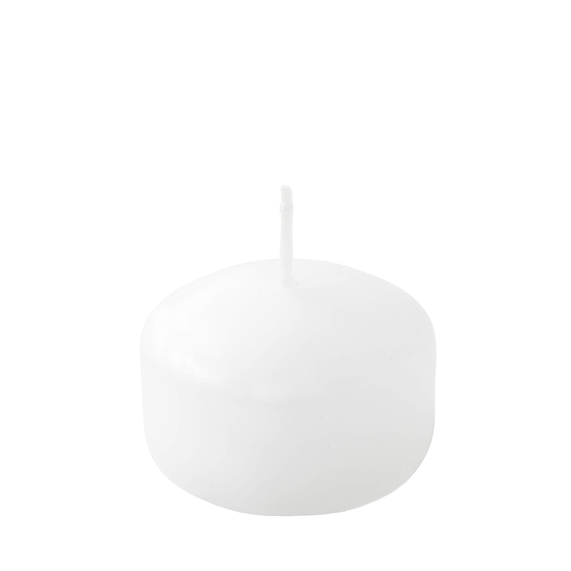 FLOATING CANDLE - 2" × 1" - White - 72-Piece per Pack