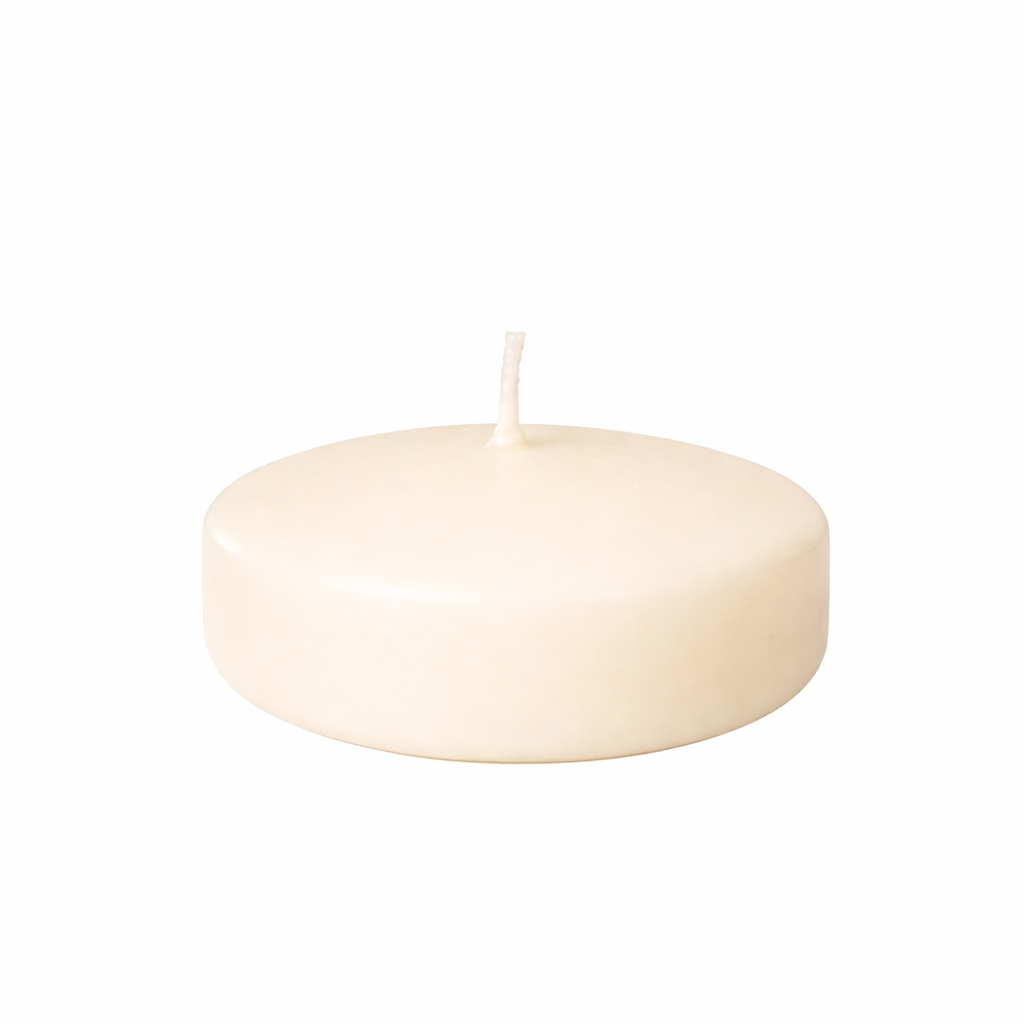 FLOATING CANDLE - 3" × 1" - Ivory - 36-Piece per Pack