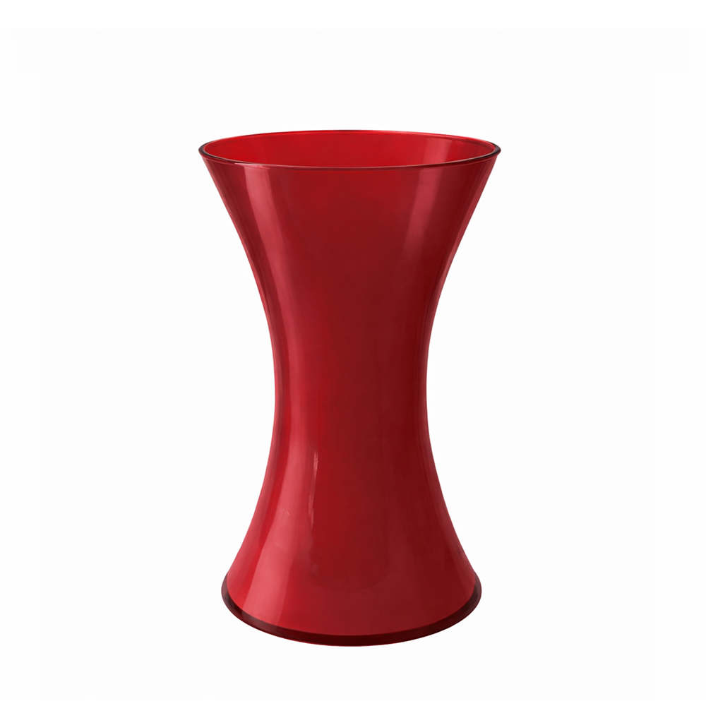 FLARED VASE - 6.5" × 13" - Red