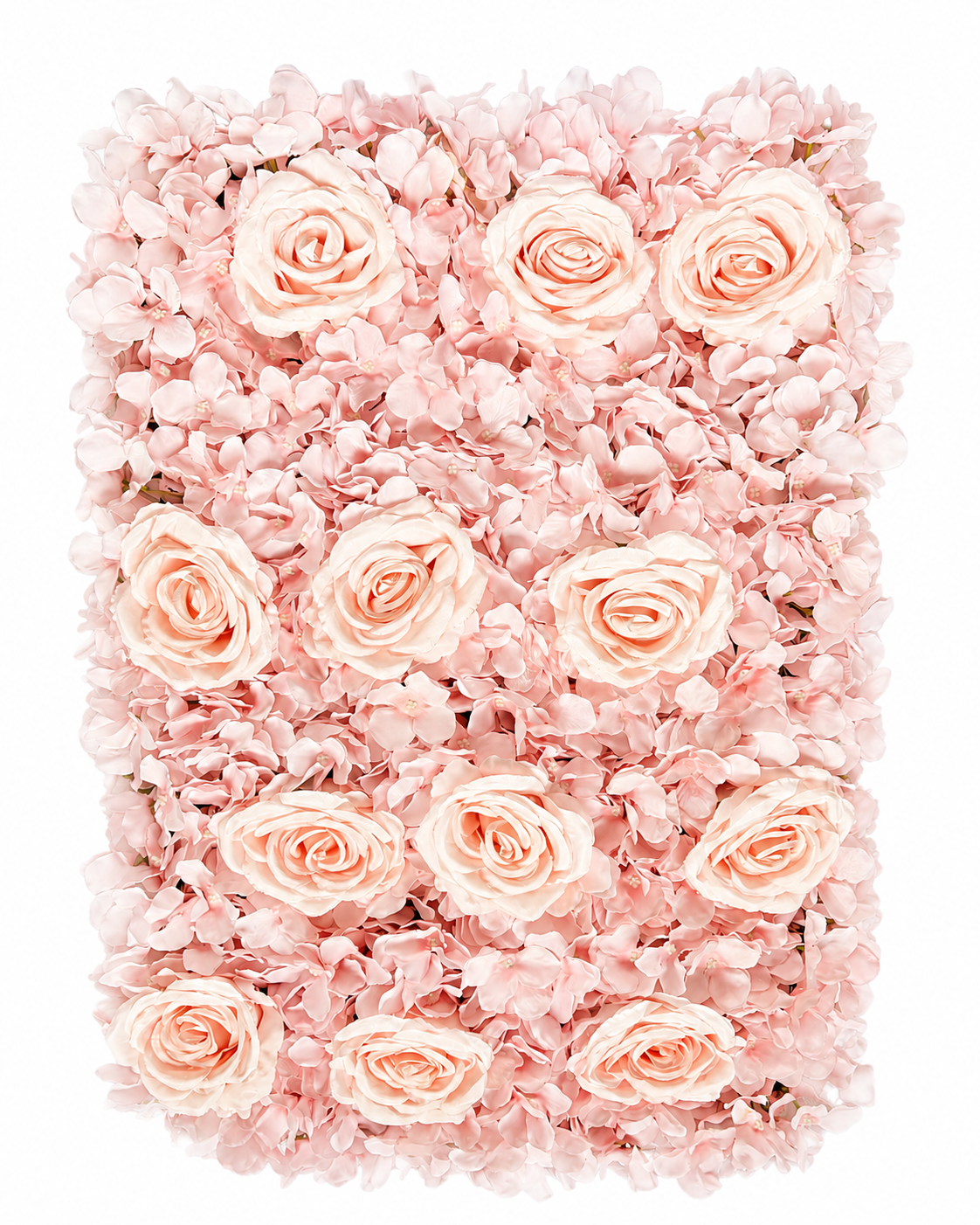 HYDRANGEA/ROSES FLOWER WALL PANEL