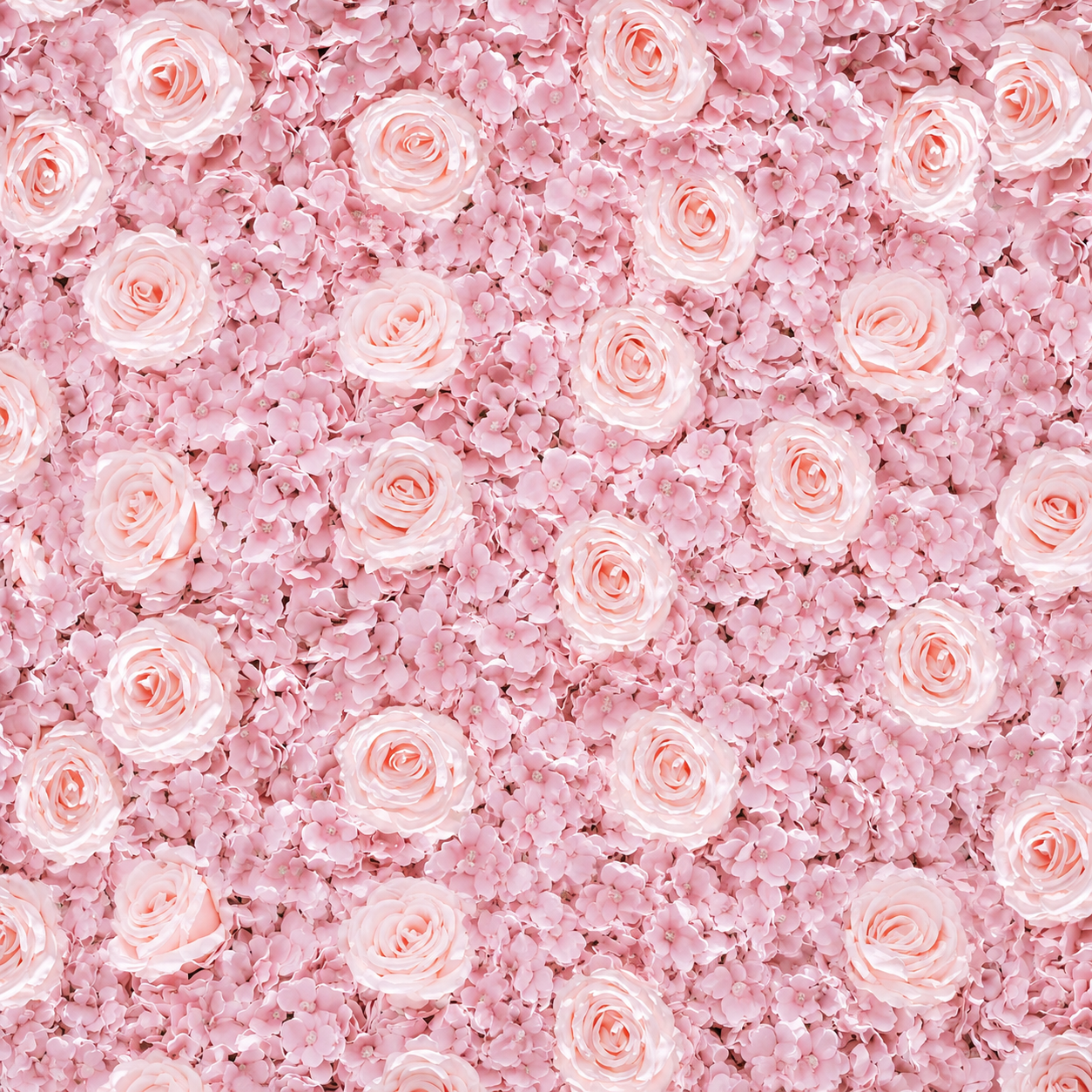 HYDRANGEA/ROSES FLOWER MAT