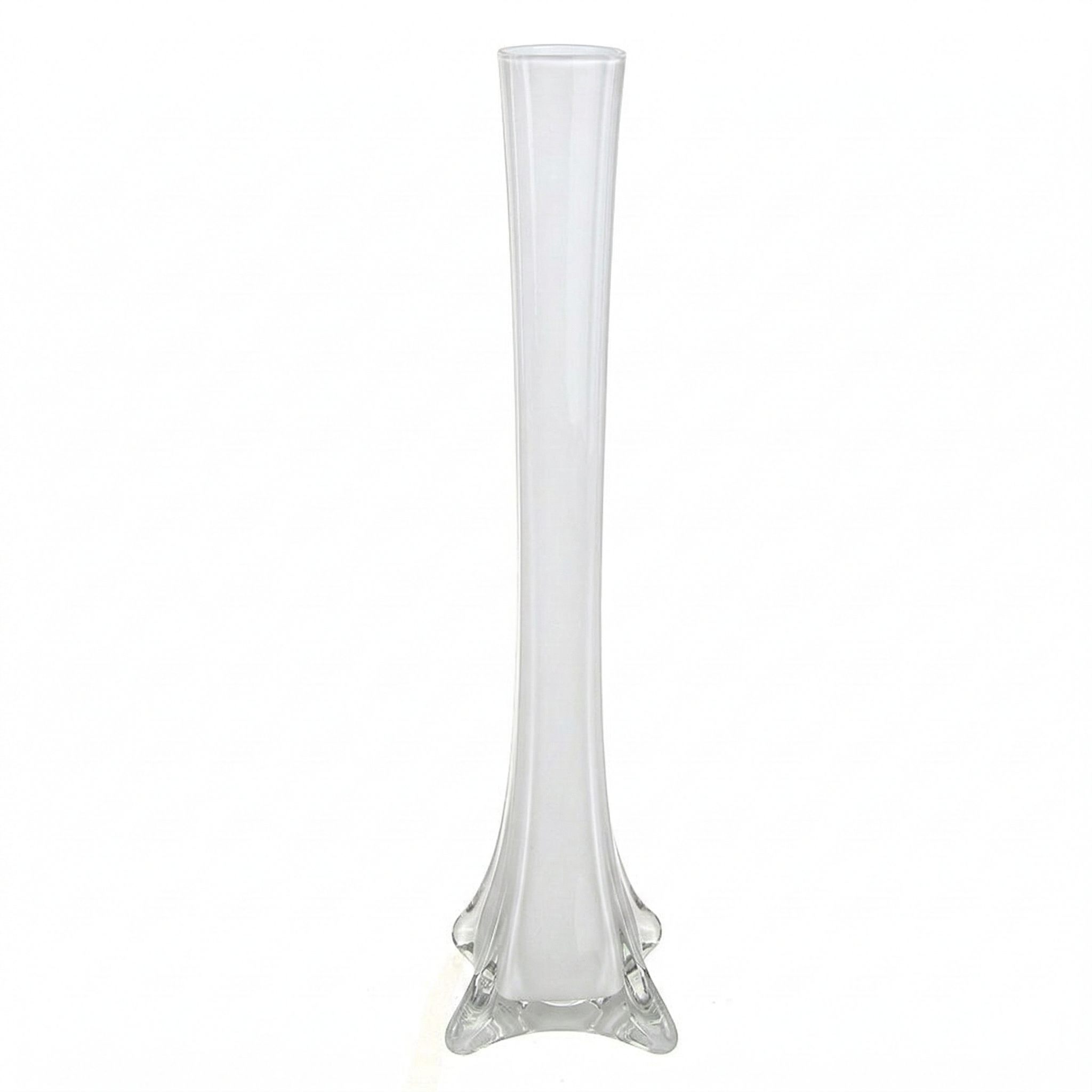 GLASS EIFFEL TOWER VASE - 1.5" × 16"
