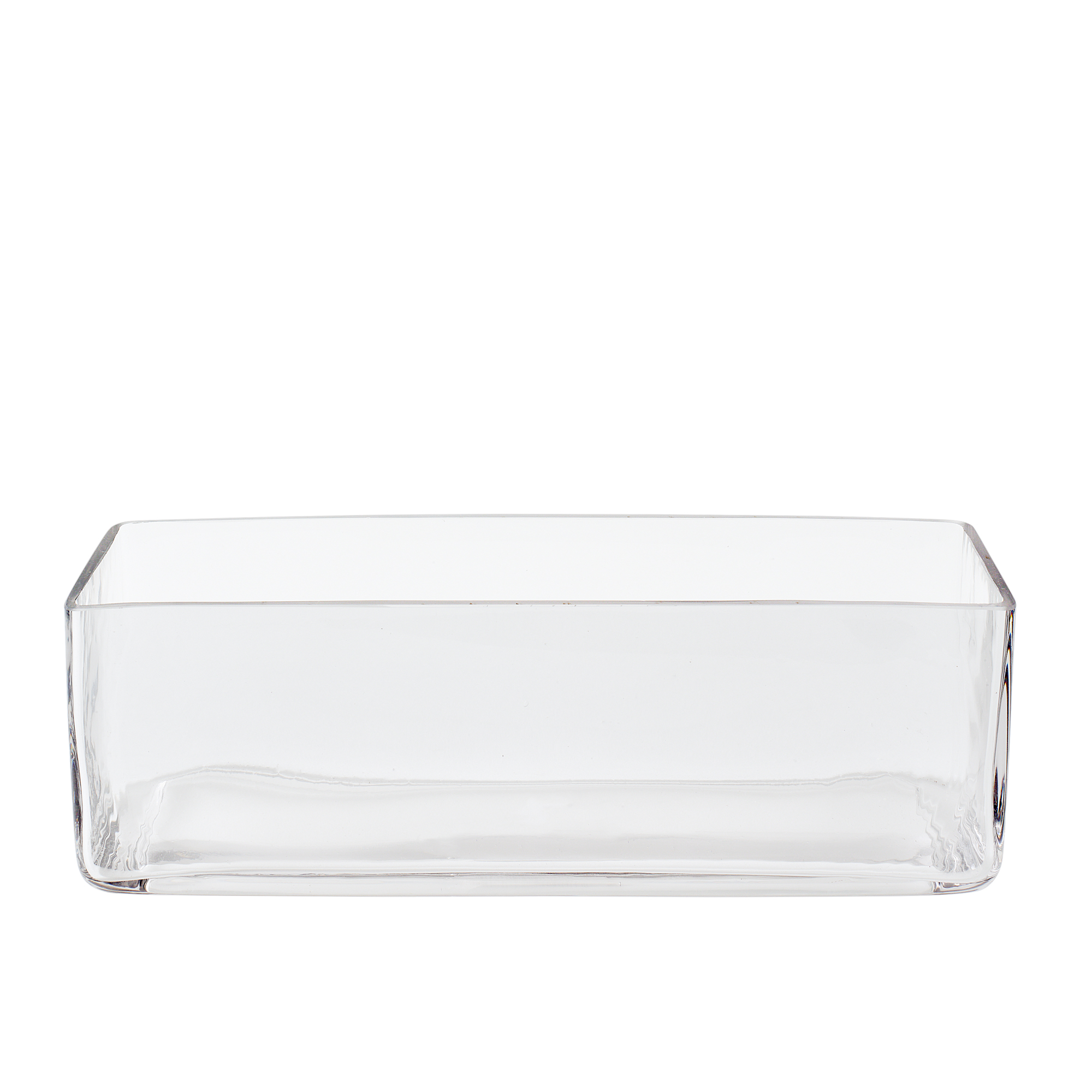 GLASS RECTANGLE VASE