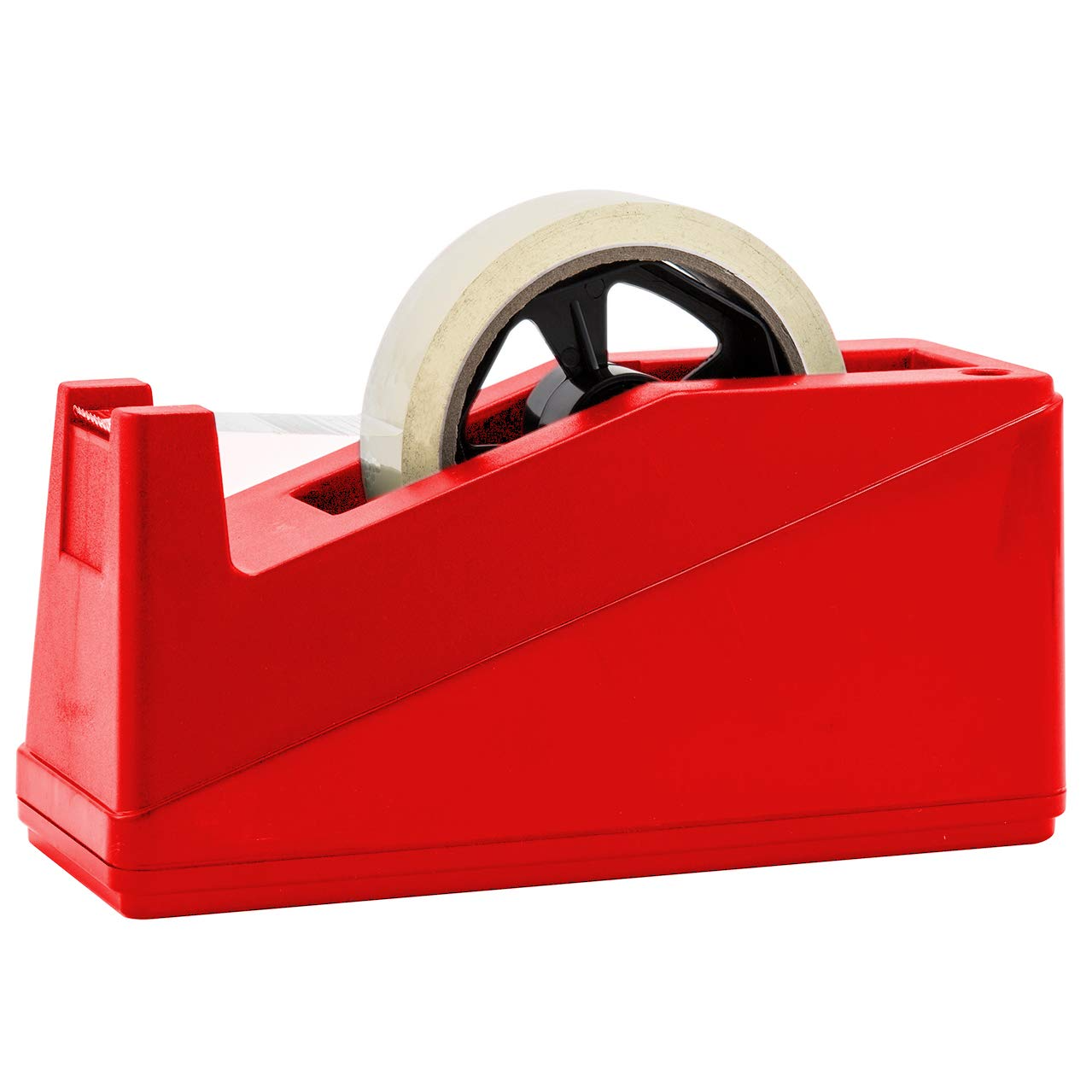 LARGE PLASTIC TAPE DISPENSER | 1-Piece per Pack - Red