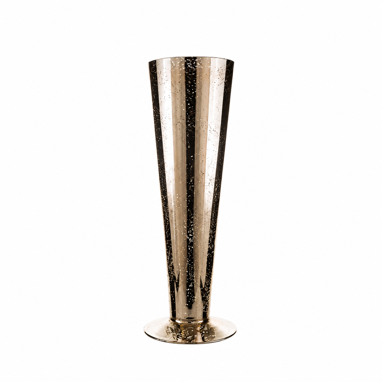 GOLD MERCURY PILSNER VASE