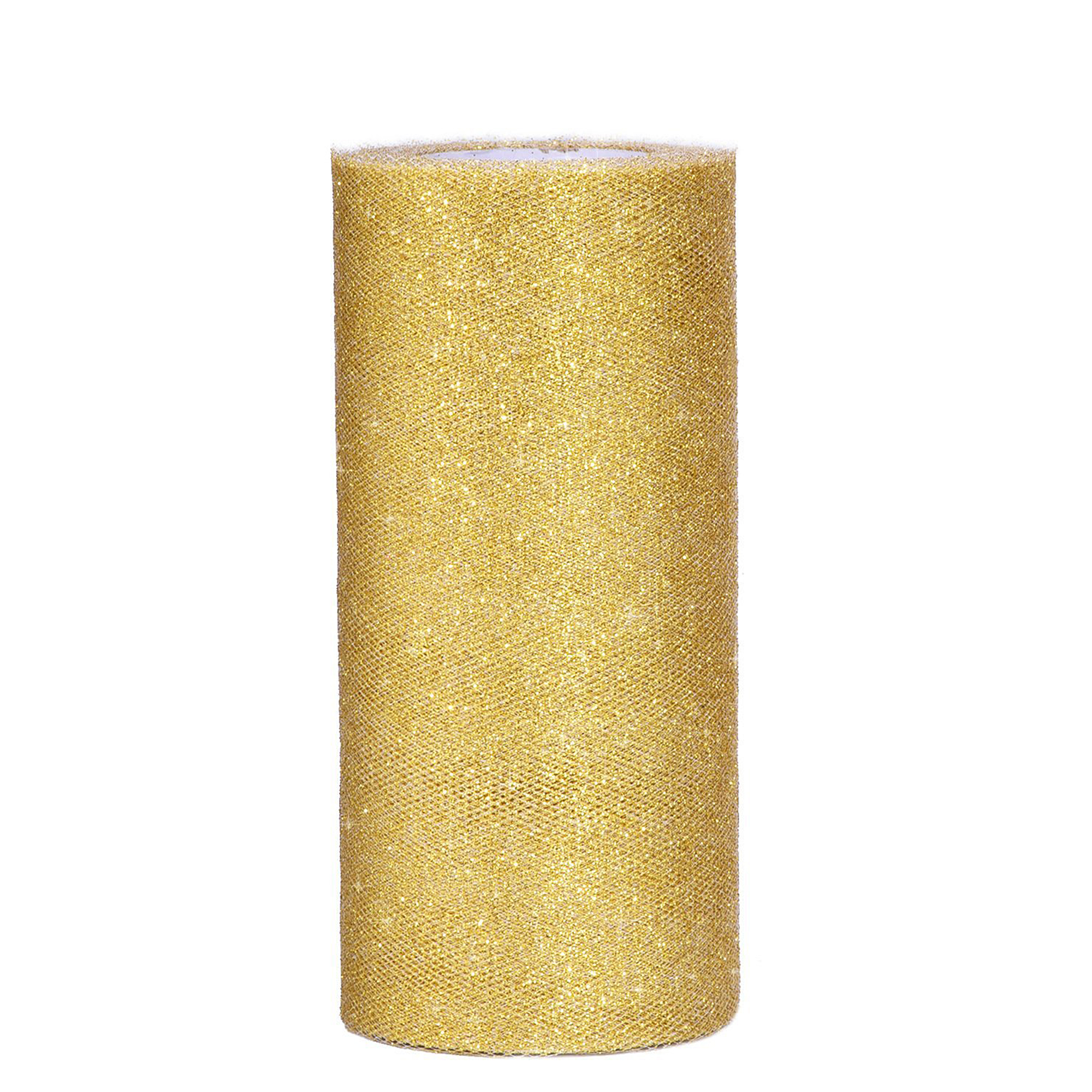 GLITTER TULLE | 25-Yards per Roll - Gold