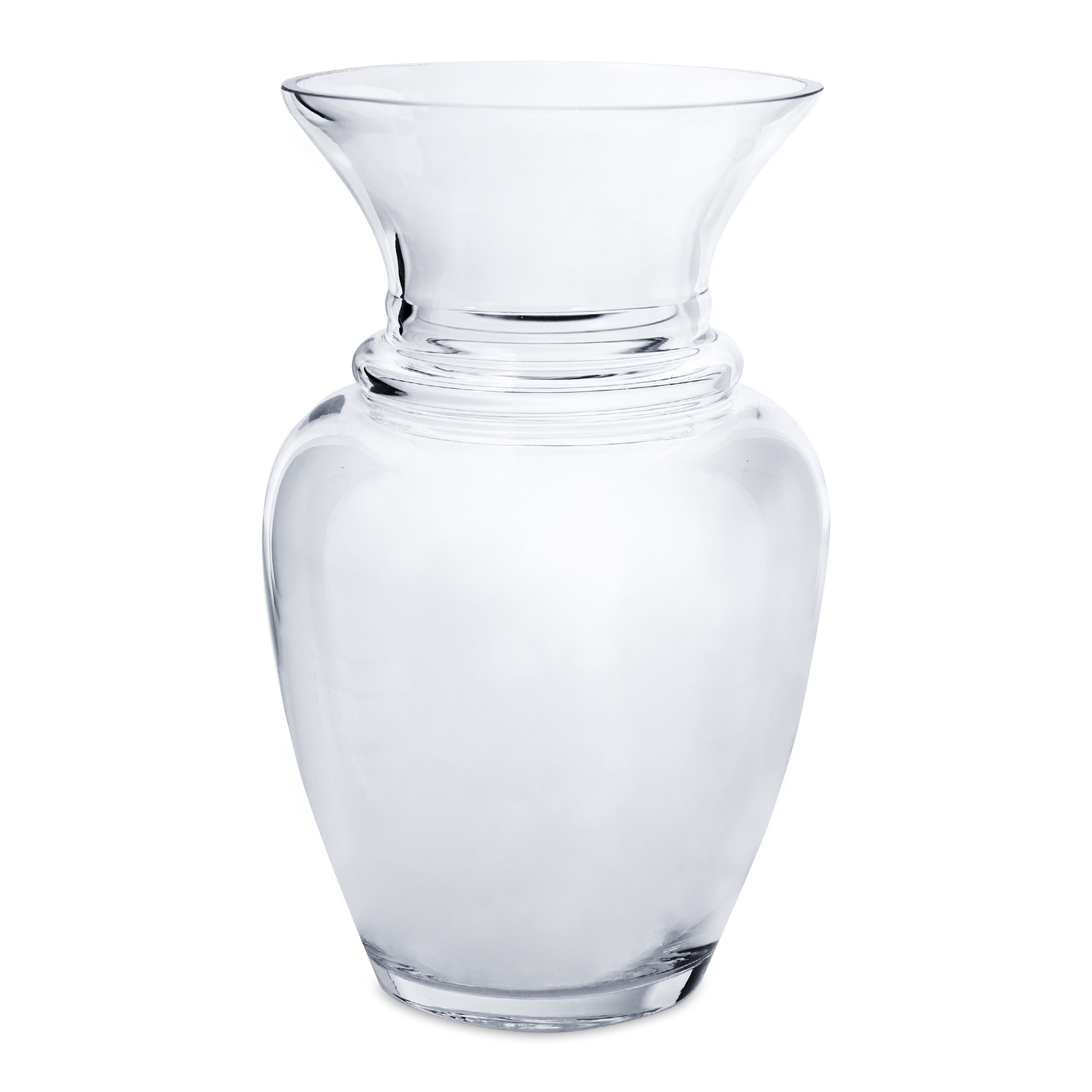 RIBBED NECK GARDEN VASE