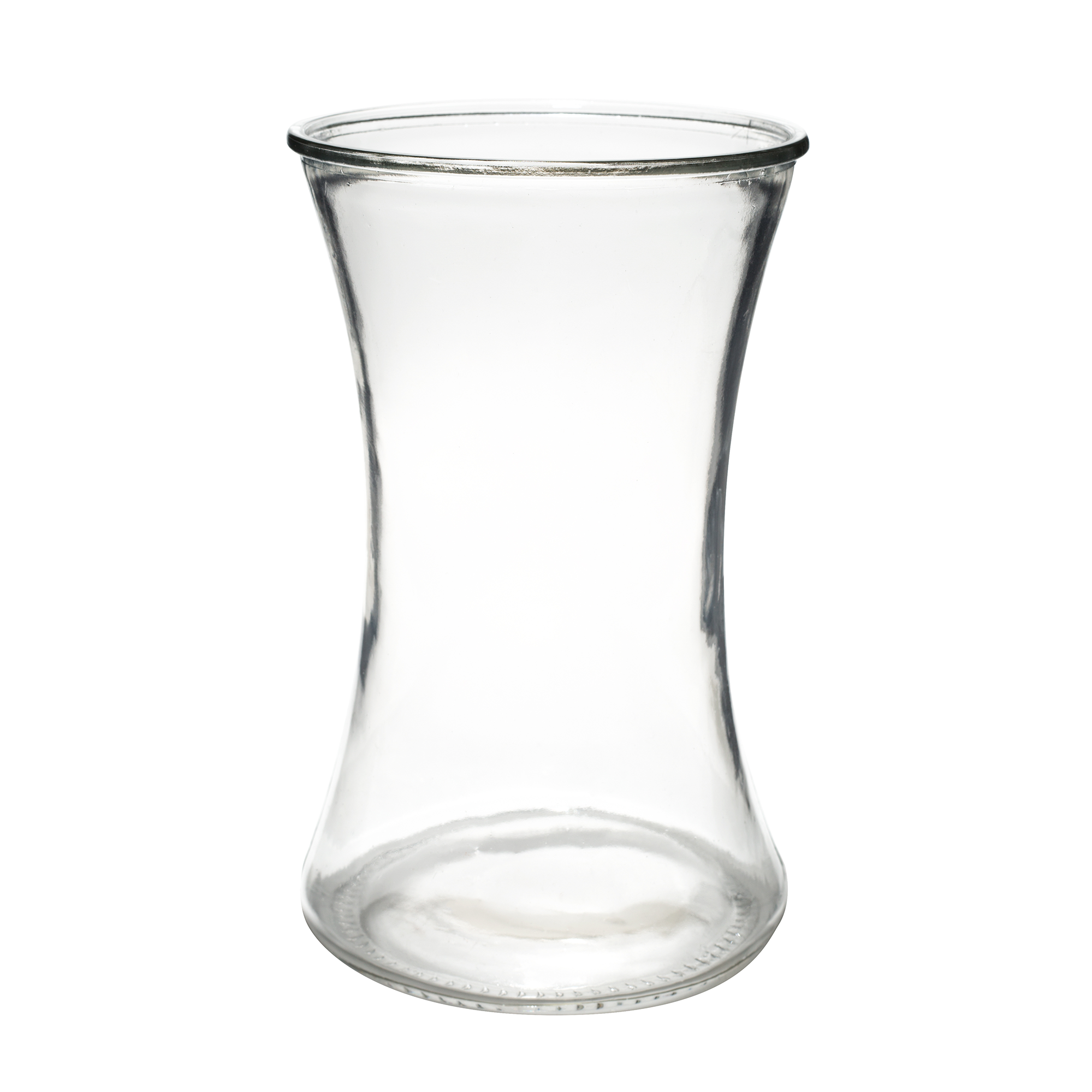 HOURGLASS VASE - Clear