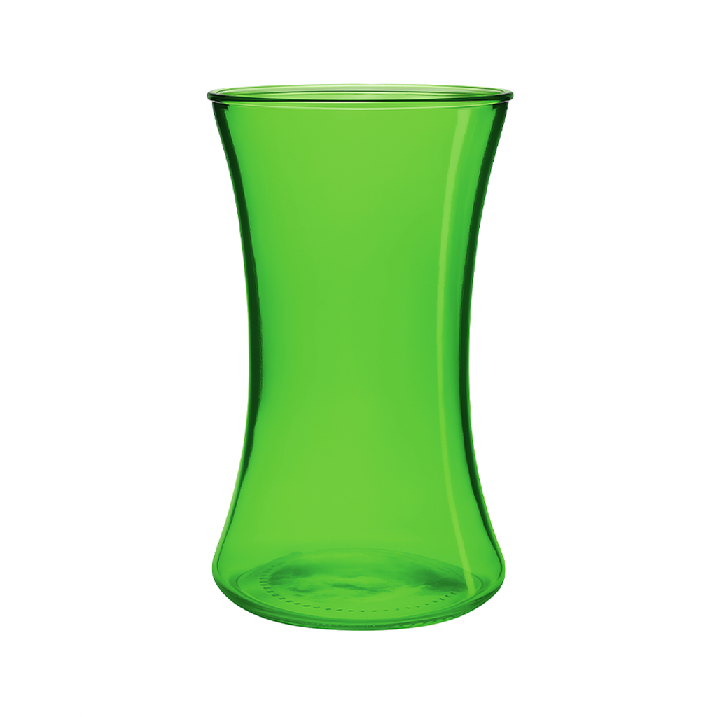 HOURGLASS VASE - Green