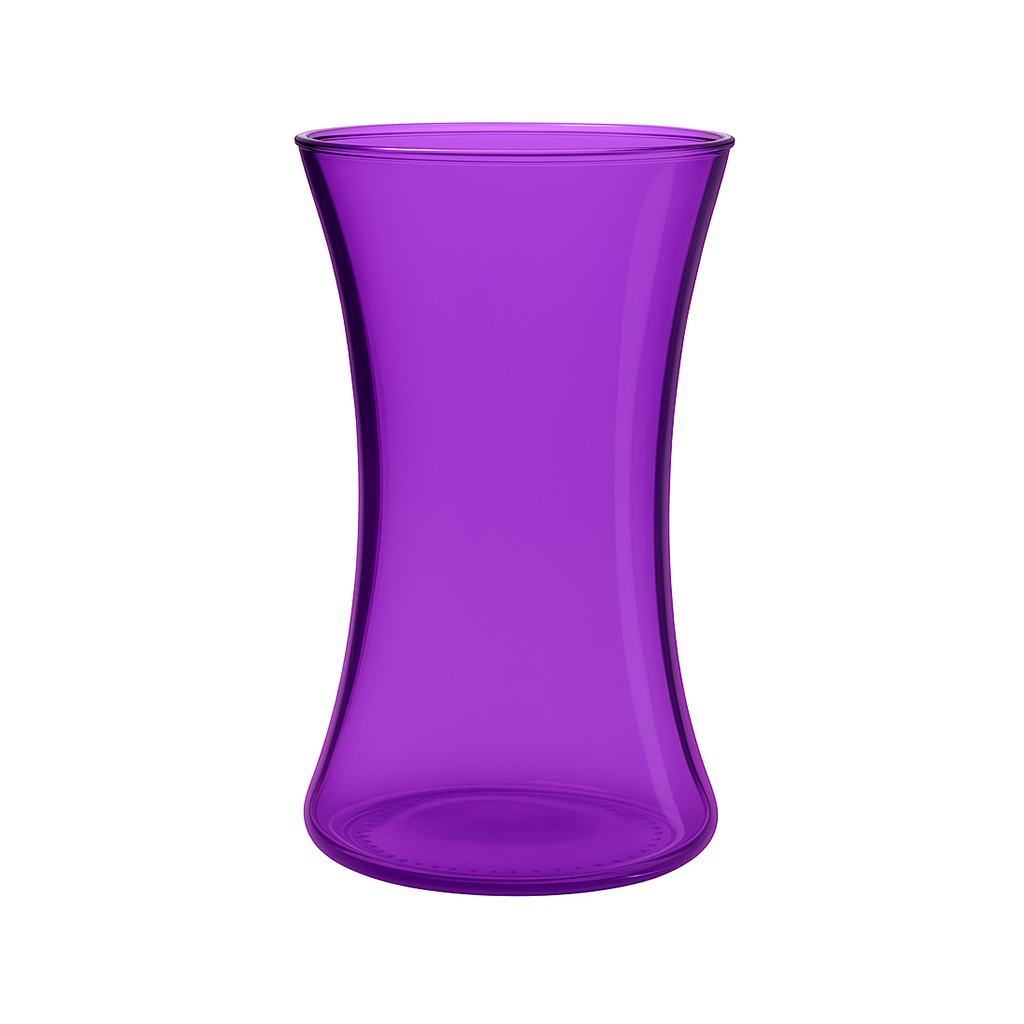 HOURGLASS VASE - Purple