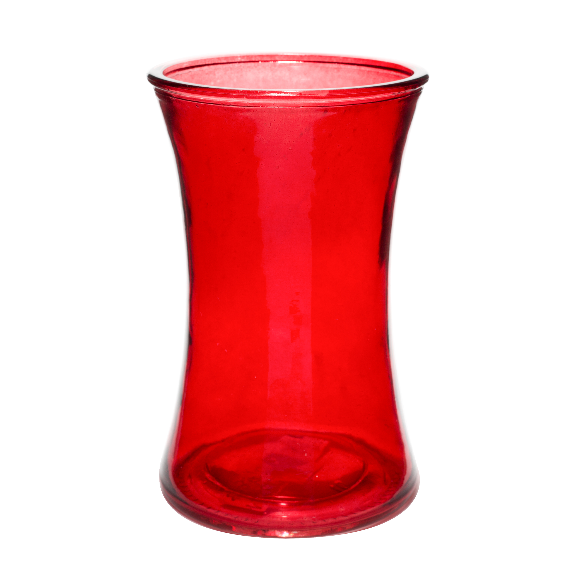 HOURGLASS VASE - Red