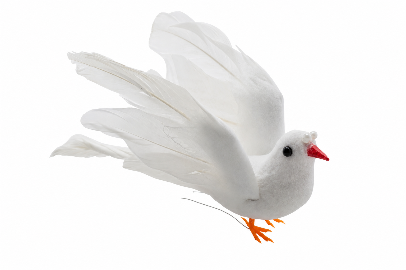 WHITE DOVE - 7" × 3"