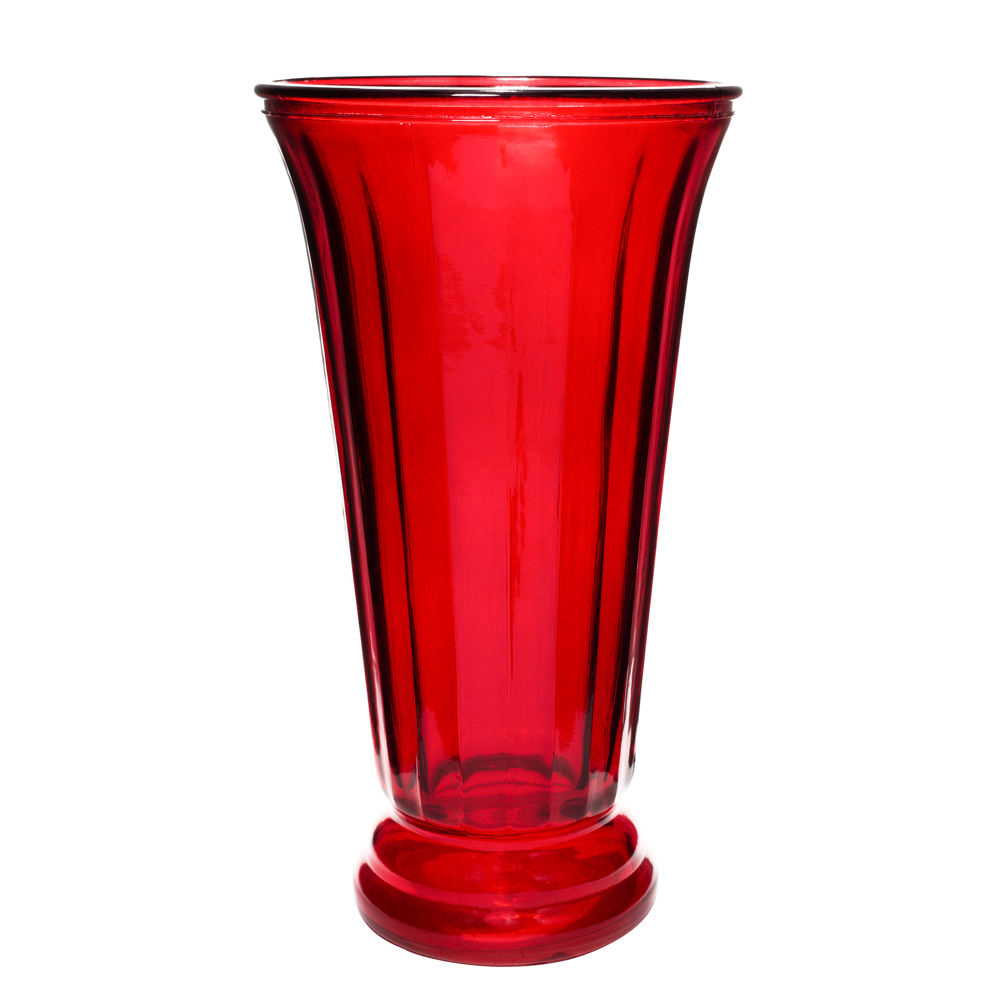 COLUMN VASE - Red