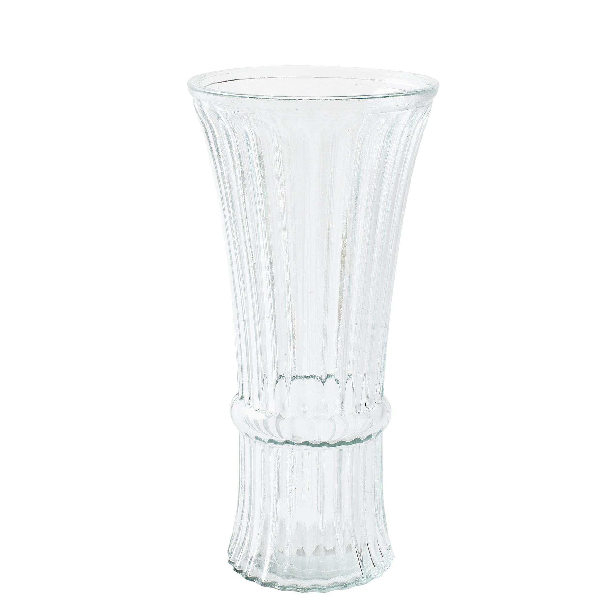COLUMN RING VASE - Clear