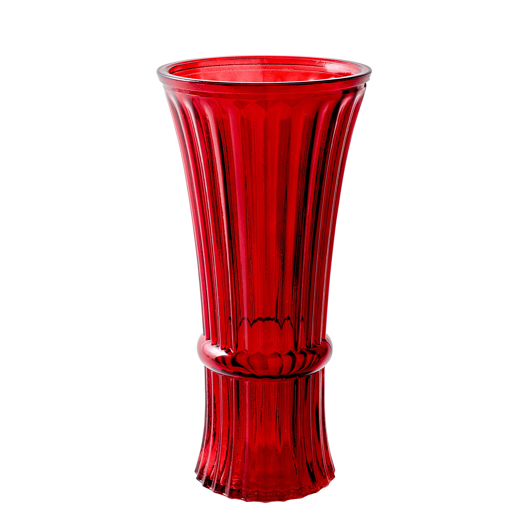 COLUMN RING VASE - Red