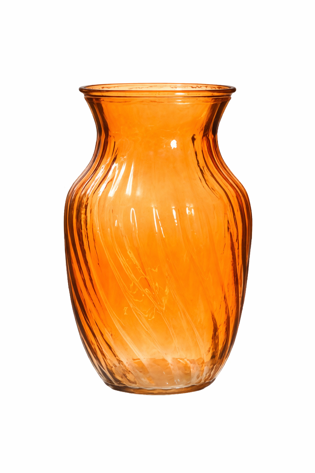 SWIRL BUNCH VASE - Orange