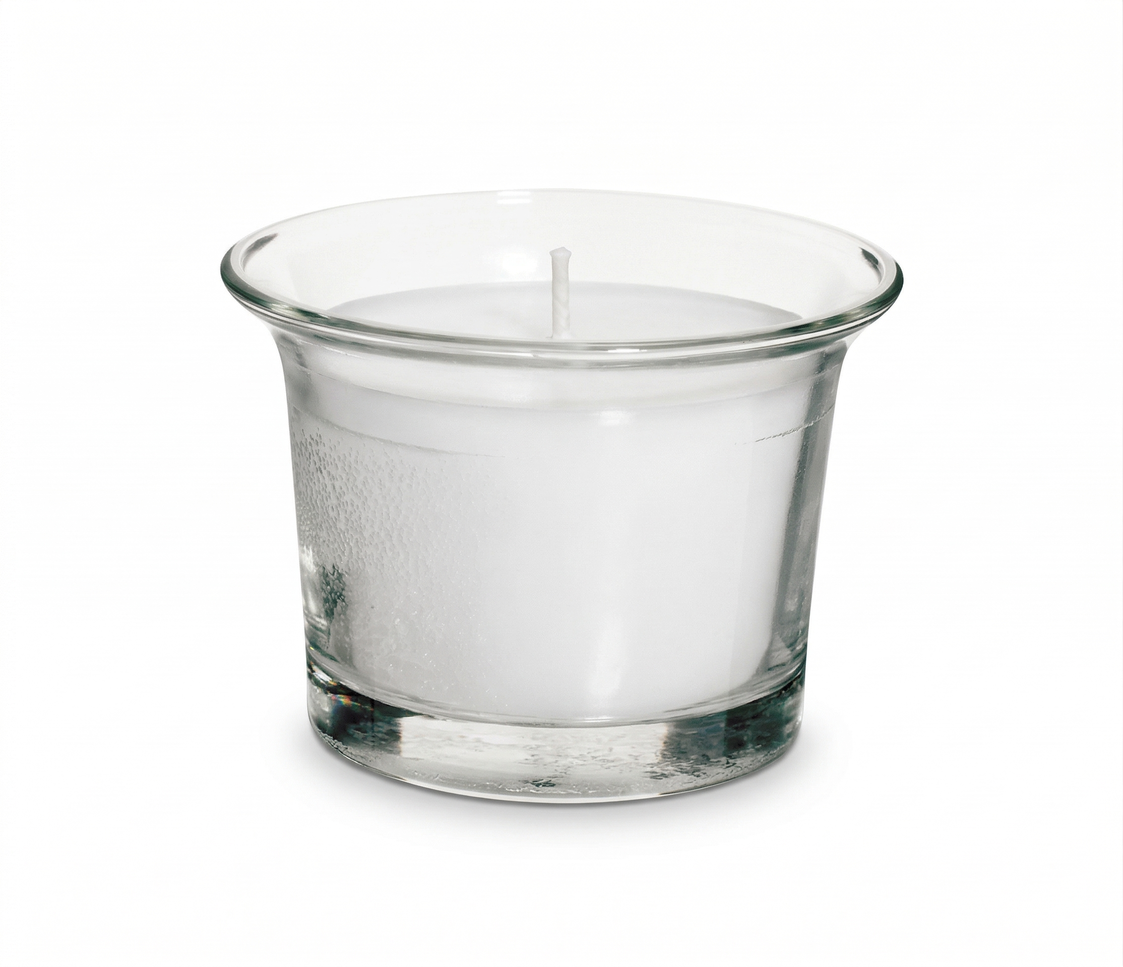 PREFILLED OYSTER VOTIVE GLASS