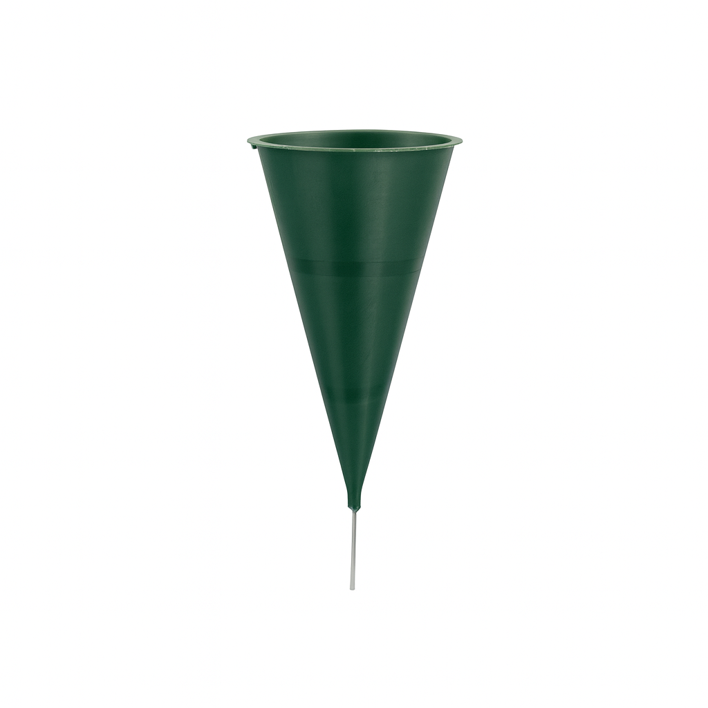 PLASTIC CEMETERY CONES - 4.75" × 10.75" - 12-Piece per Pack