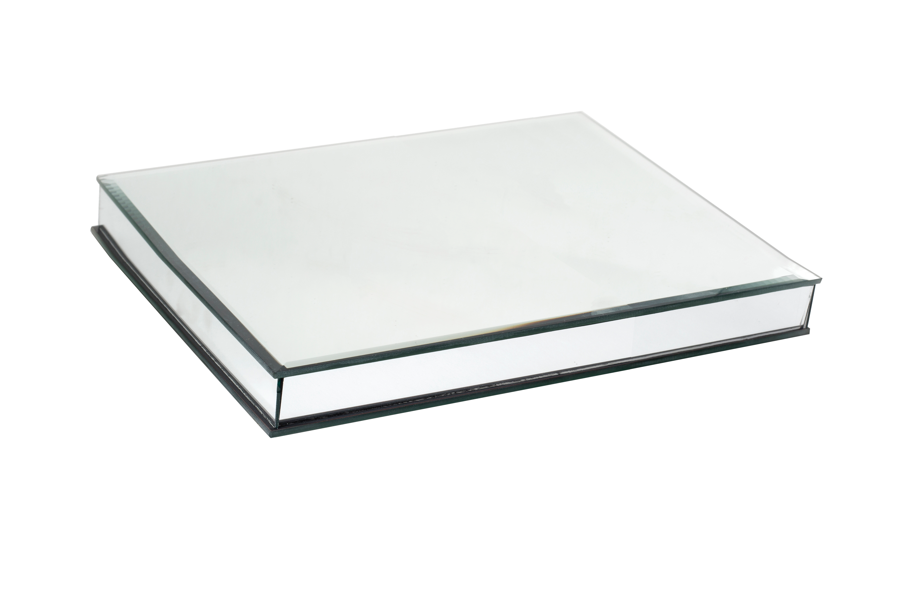MIRROR PLATFORM STAND - 8" × 8" × 1"