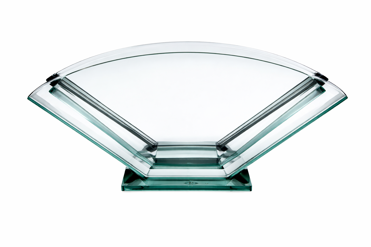 MIRROR FAN VASE