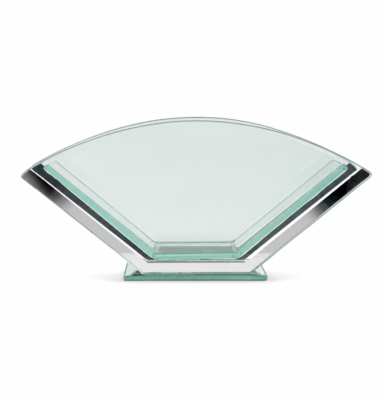MIRROR FAN VASE