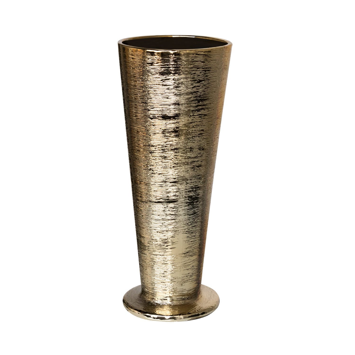 ETCH PILSNER VASE - Gold
