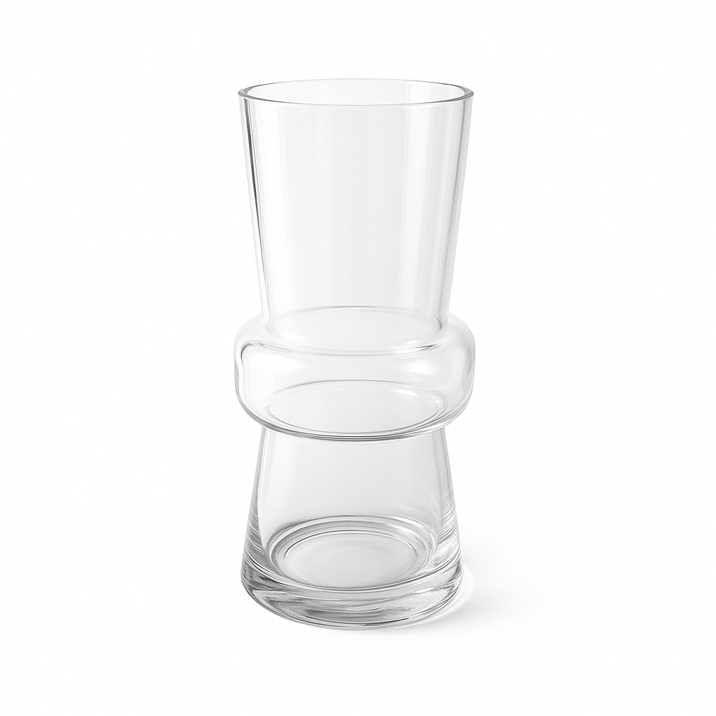 PILSNER BANDED TAPERED VASE
