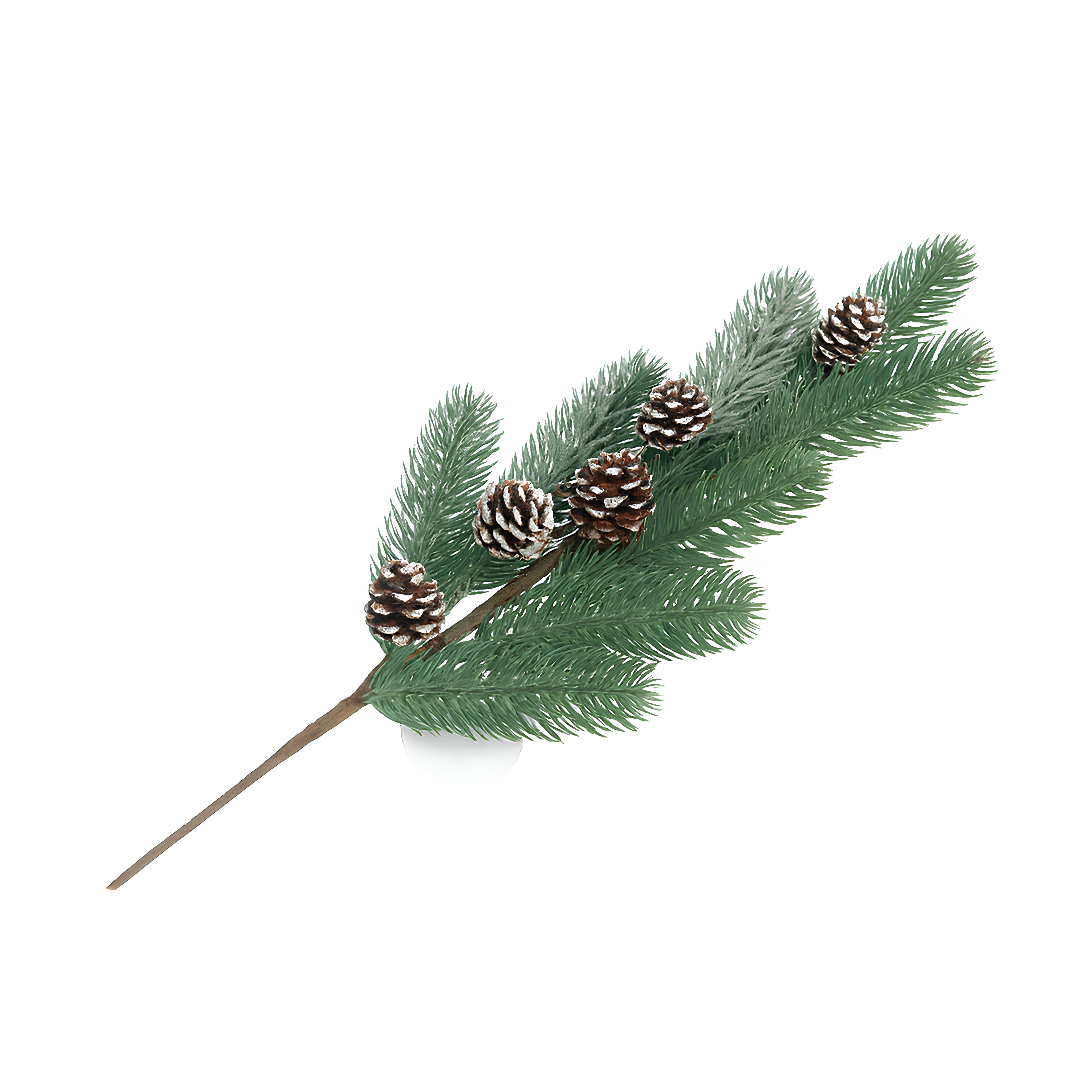 GREEN PINE PICK WITH CONES