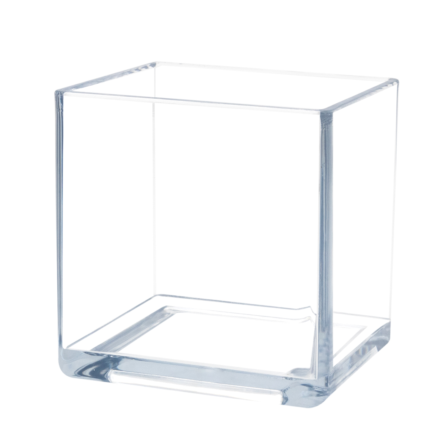PLASTIC CUBE - 6" × 6" × 6" - Clear - 6-Piece per Pack