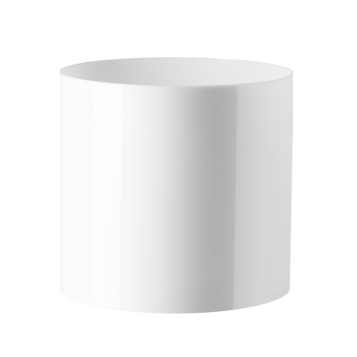 PLASTIC CYLINDER - 6" × 6" - White - 12-Piece per Pack